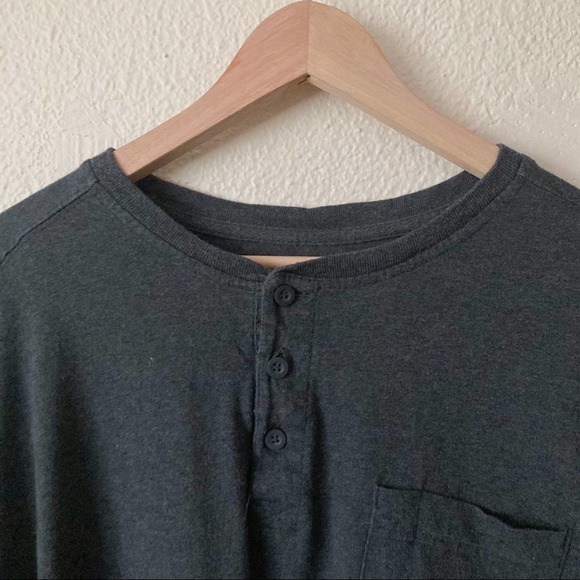 Red Head 100% Cotton Slouchy Henley Top Size XL - Picture 4 of 11